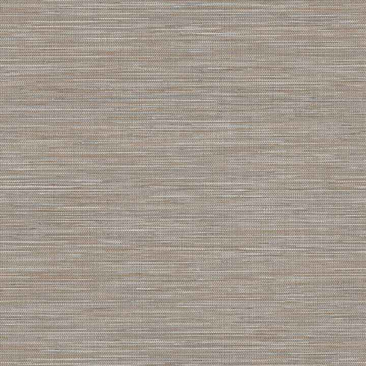 Winn Chestnut Faux Grasscloth Wallpaper - York Wallcoverings - 4174-4603