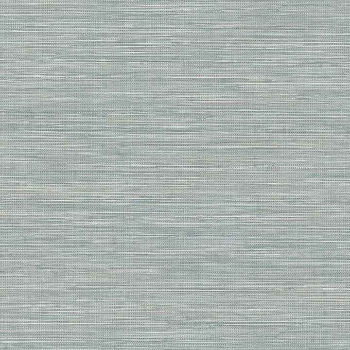 Winn Aqua Faux Grasscloth Wallpaper - York Wallcoverings - 4174-4609