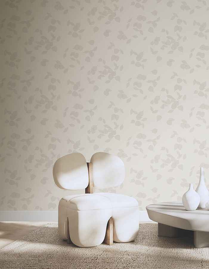 Myles Sterling Leaves Wallpaper - York Wallcoverings - 4174-4649 - York Wallcoverings Wallpaper