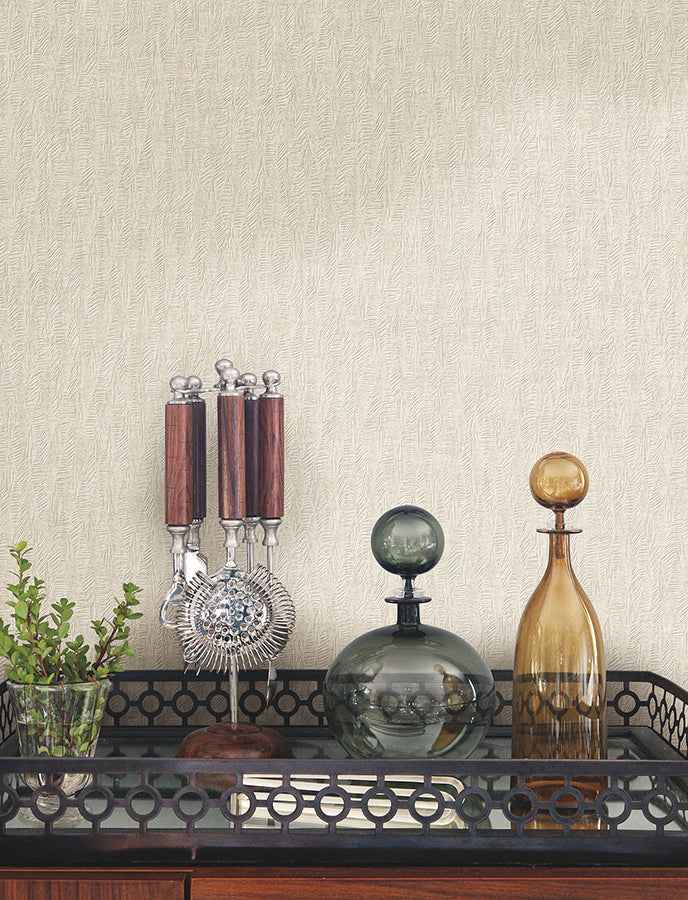 Bryson Taupe Feathered Texture Wallpaper - York Wallcoverings - 4174-4654 - York Wallcoverings Wallpaper