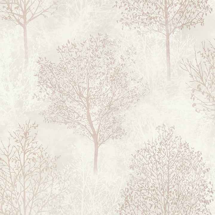 Agatha Beige Trees Wallpaper - York Wallcoverings - AH256702
