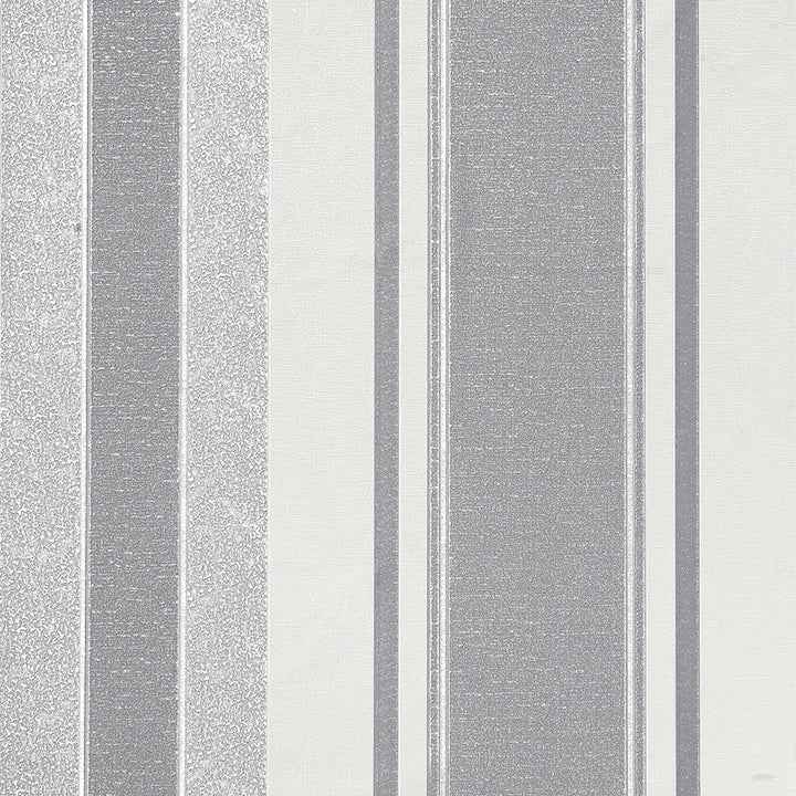 Palazzo Silver Stripe Wallpaper - York Wallcoverings - AH290505