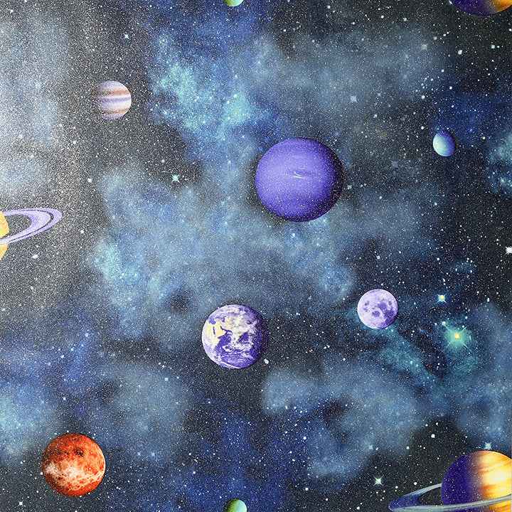 Albert Blue Cosmos Wallpaper - York Wallcoverings - AH296000 - York Wallcoverings Wallpaper