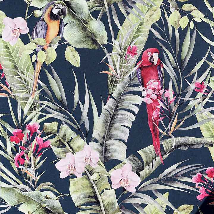 Rudy Navy Pretty Polly Wallpaper - York Wallcoverings - AH297106 - York Wallcoverings Wallpaper