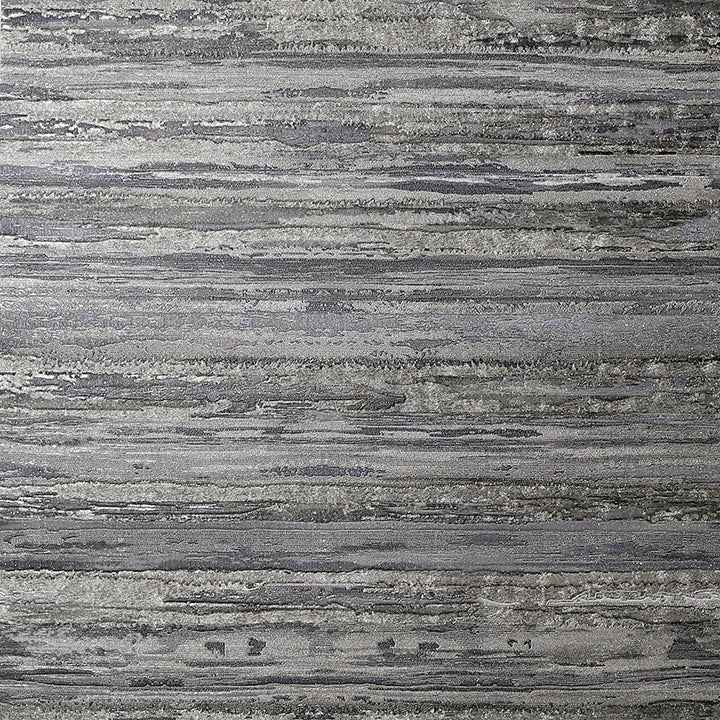 Philomena Pewter Striated Wallpaper - York Wallcoverings - AH297702