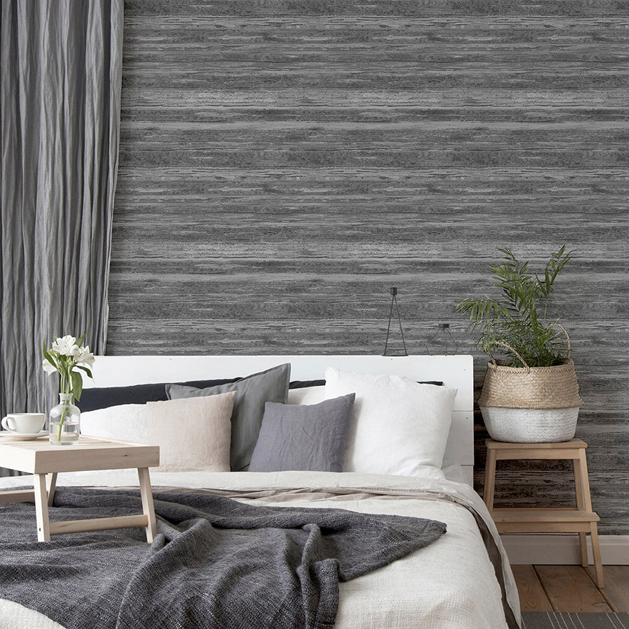 philomena-pewter-striated-wallpaper-york-wallcoverings-ah297702 - York Wallcoverings Wallpaper