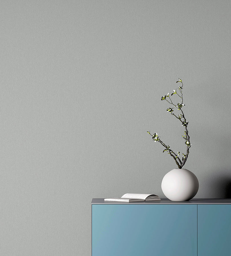 monty-grey-faux-fabric-wallpaper-york-wallcoverings-ah532503 - York Wallcoverings Wallpaper