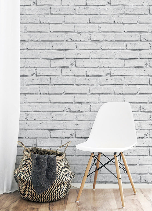 abner-dove-brick-wallpaper-york-wallcoverings-ah623004 - York Wallcoverings Wallpaper