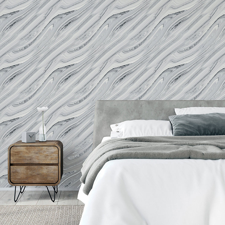 nellie-silver-stone-wallpaper-york-wallcoverings-ah692605 - York Wallcoverings Wallpaper