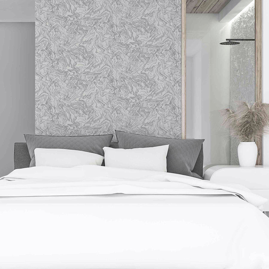 osgood-grey-marbled-wallpaper-york-wallcoverings-ah693901 - York Wallcoverings Wallpaper