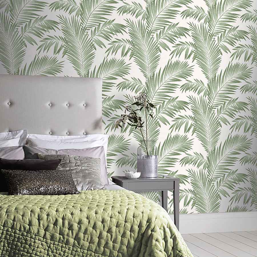 Cecil Green Tropical Wallpaper - York Wallcoverings - AH694800 - York Wallcoverings Wallpaper