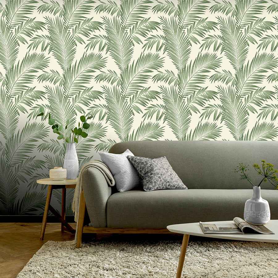 Cecil Green Tropical Wallpaper - York Wallcoverings - AH694800 - York Wallcoverings Wallpaper