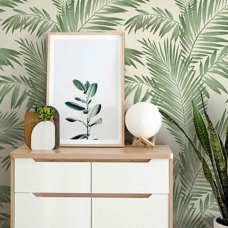Cecil Green Tropical Wallpaper - York Wallcoverings - AH694800 - York Wallcoverings Wallpaper