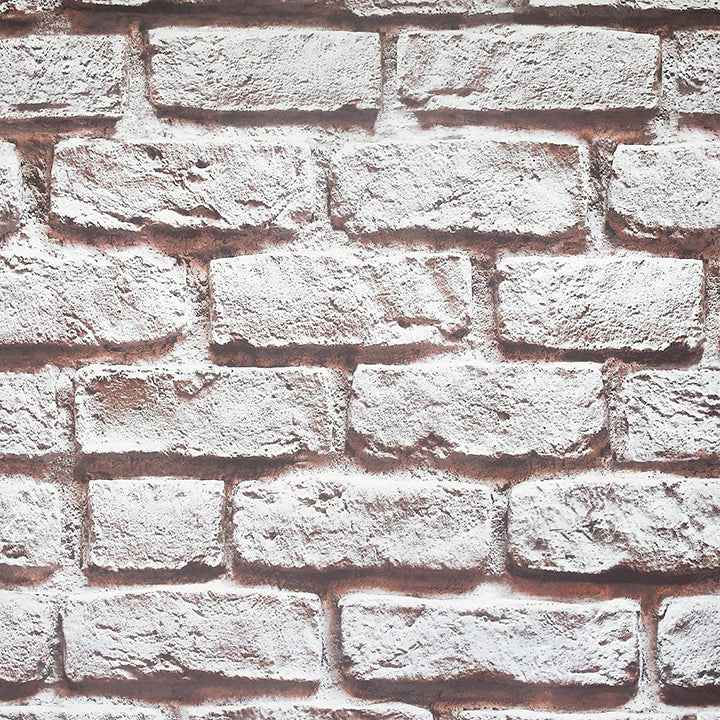 Horace Neutral Brick Wallpaper - York Wallcoverings - AH908007