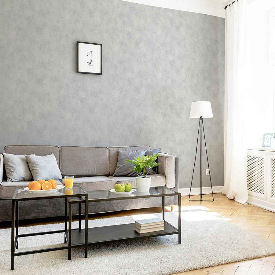 Victor Grey Plaster Wallpaper - York Wallcoverings - AH908905 - York Wallcoverings Wallpaper