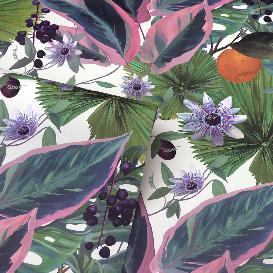 etta-white-tropical-wallpaper-york-wallcoverings-ah921704 - York Wallcoverings Wallpaper