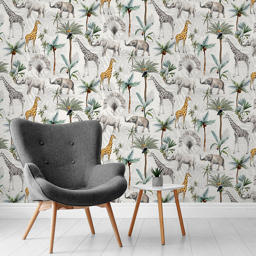 hiram-multicolor-serengeti-wallpaper-york-wallcoverings-ah923709 - York Wallcoverings Wallpaper
