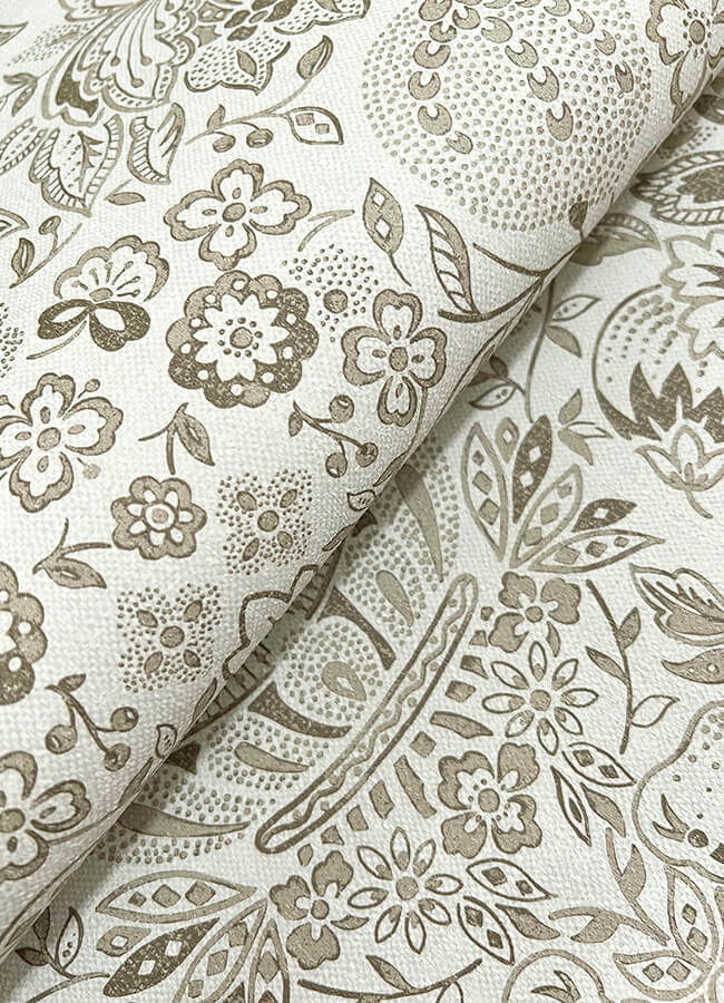 blanche-neutral-floral-damask-wallpaper-york-wallcoverings-4147-27374 - York Wallcoverings Wallpaper