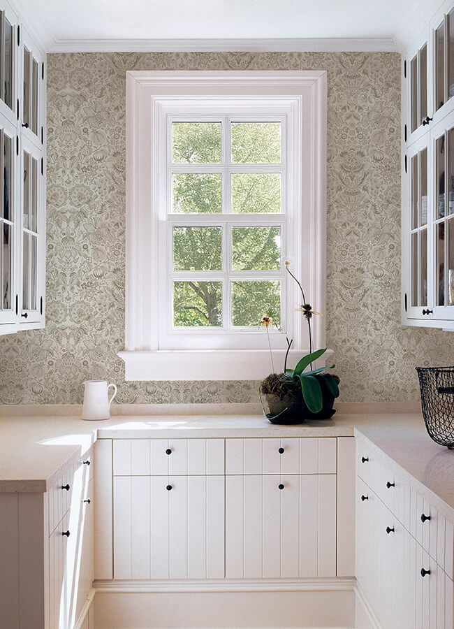 blanche-neutral-floral-damask-wallpaper-york-wallcoverings-4147-27374 - York Wallcoverings Wallpaper