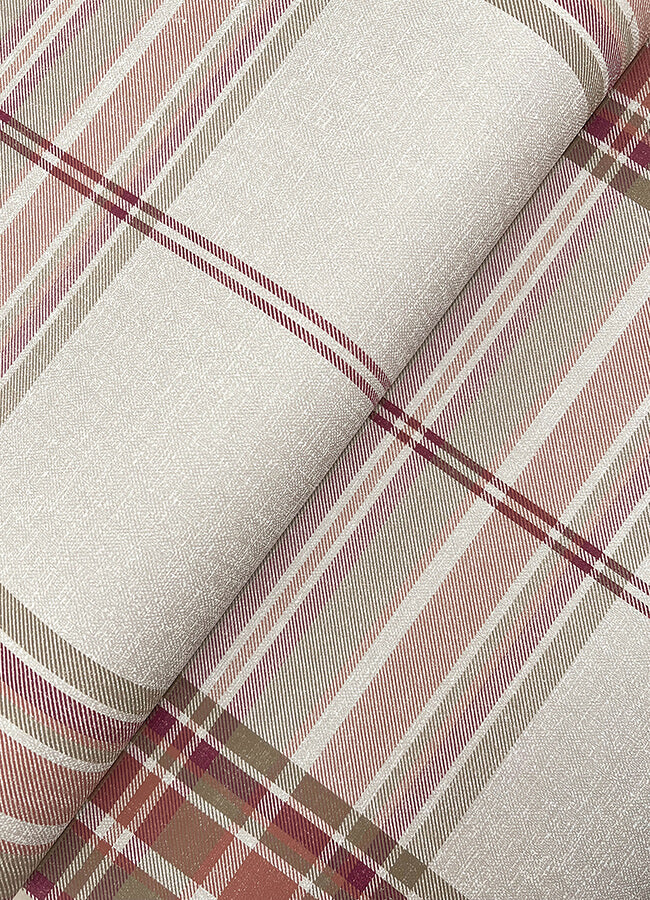 westley-magenta-plaid-wallpaper-york-wallcoverings-4147-27385 - York Wallcoverings Wallpaper