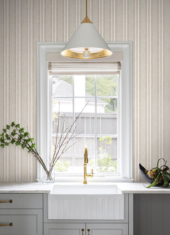 ayanna-rust-striped-wallpaper-york-wallcoverings-4147-27396 - York Wallcoverings Wallpaper