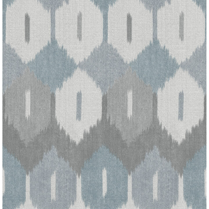 abilene-denim-ikat-wallpaper-york-wallcoverings-4147-27407 - York Wallcoverings Wallpaper