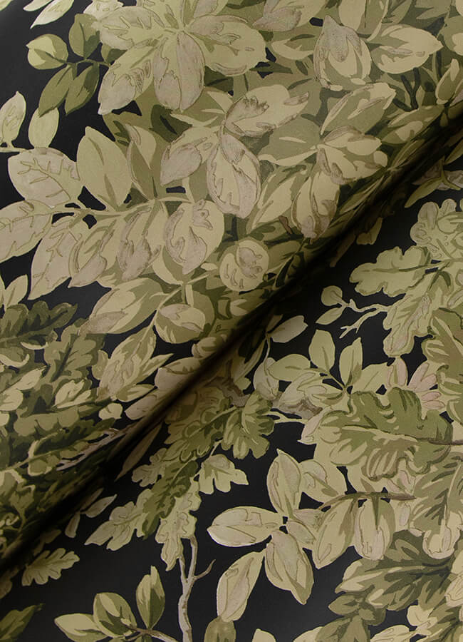 greenwood-black-deciduous-wallpaper-york-wallcoverings-4147-80005 - York Wallcoverings Wallpaper