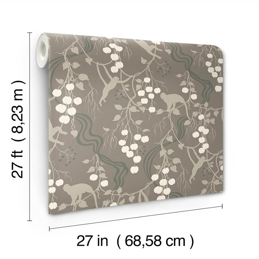 linden-stone-jungle-canopy-wallpaper-york-wallcoverings-4147-80011 - York Wallcoverings Papel pintado