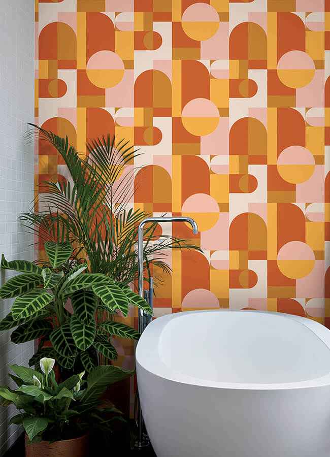 Boxanne Orange Peel & Stick Wallpaper - York Wallcoverings - VGS6439 - York Wallcoverings Wallpaper