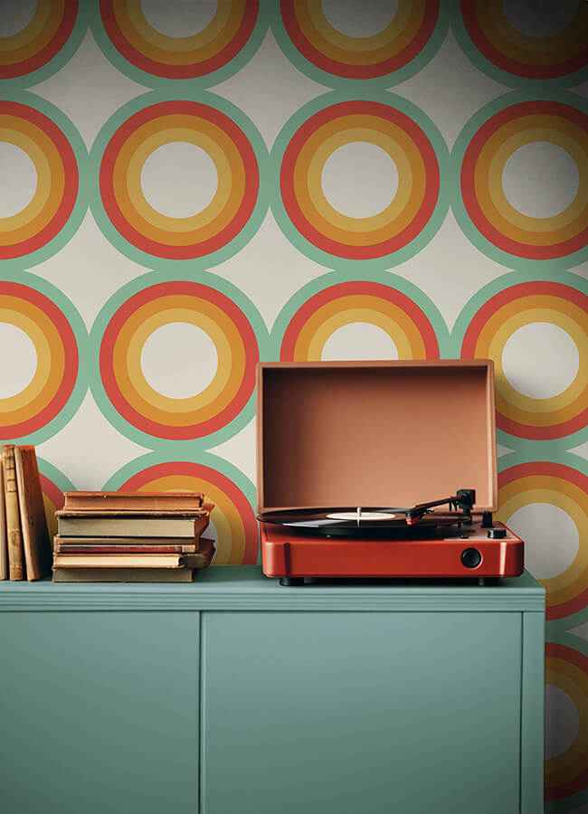Sir Culls Orange Peel & Stick Wallpaper - York Wallcoverings - VGS6442 - York Wallcoverings Wallpaper