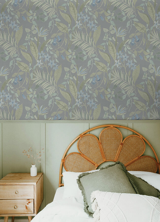 jesinda-green-peel-and-stick-wallpaper-york-wallcoverings-nus6426 - York Wallcoverings Wallpaper