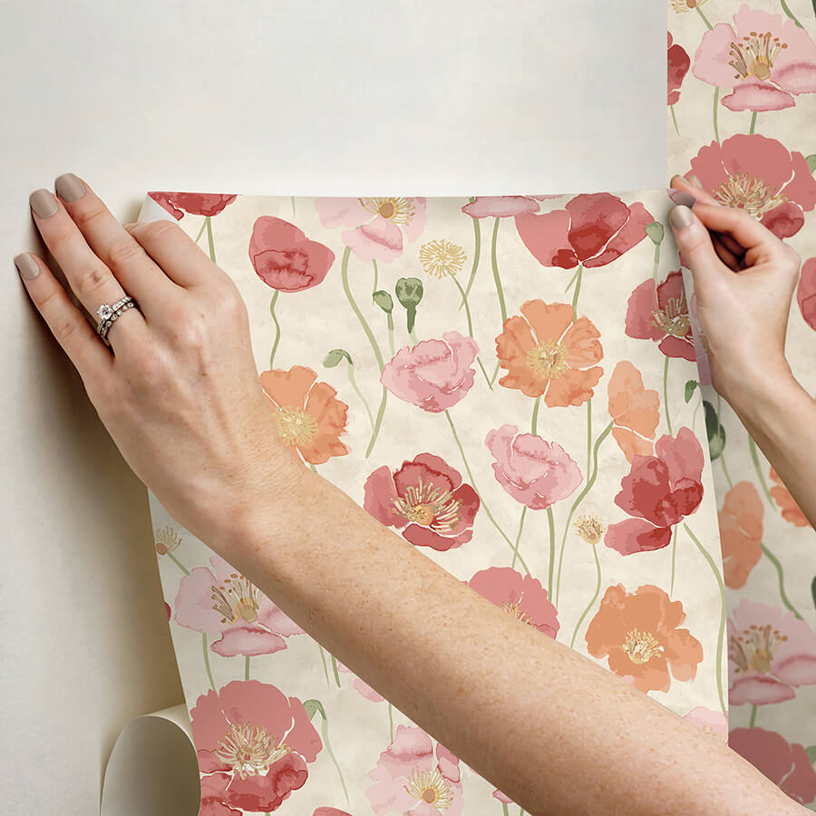 adelia-pastel-peel-and-stick-wallpaper-york-wallcoverings-nus6428 - York Wallcoverings Wallpaper