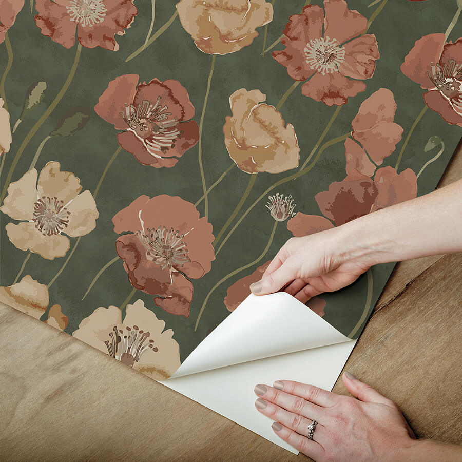 adelia-moss-peel-and-stick-wallpaper-york-wallcoverings-nus6430 - York Wallcoverings Wallpaper