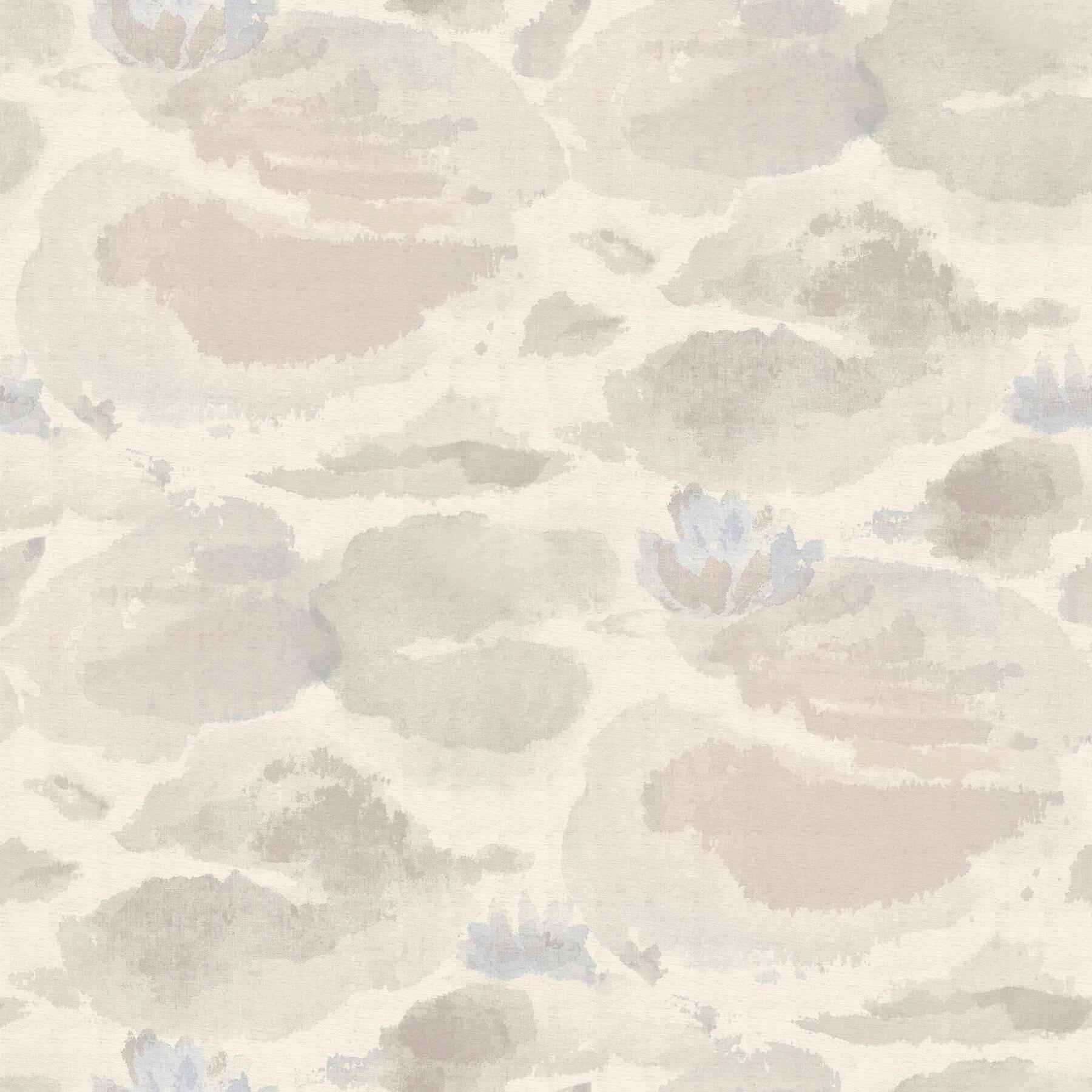 Water Lily Cream Peel & Stick Wallpaper - York Wallcoverings - NUS6421