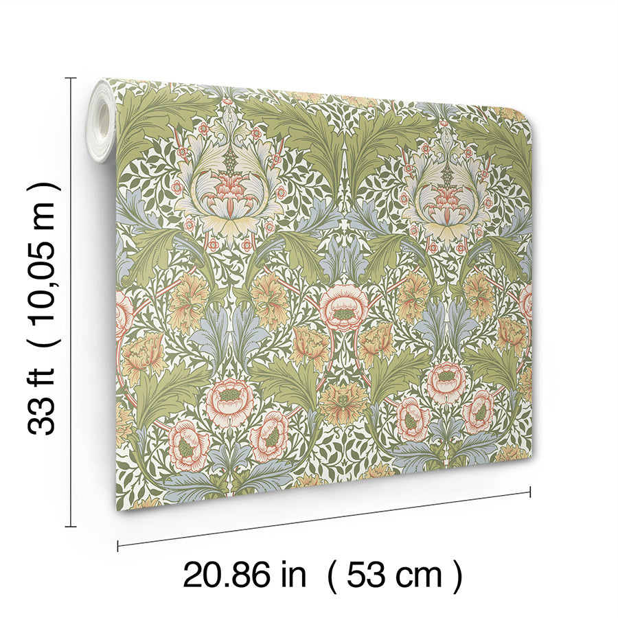 myrtle-green-floral-ogee-wallpaper-york-wallcoverings-4171-82058
