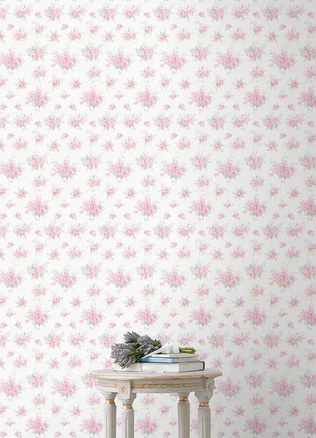 Pasadena Ikat Breezy Pastel Wallpaper - York Wallcoverings - AST6444 - York Wallcoverings Wallpaper