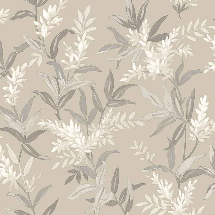Olivia Beige Floral Wallpaper - York Wallcoverings - BG5908 - York Wallcoverings Wallpaper