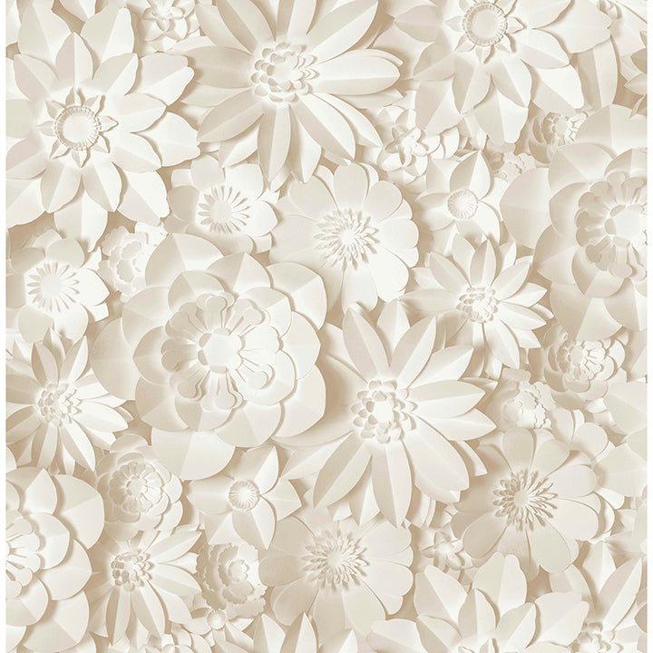 dacre-cream-floral-wallpaper-york-wallcoverings-fd43604 - York Wallpaper Wallpaper