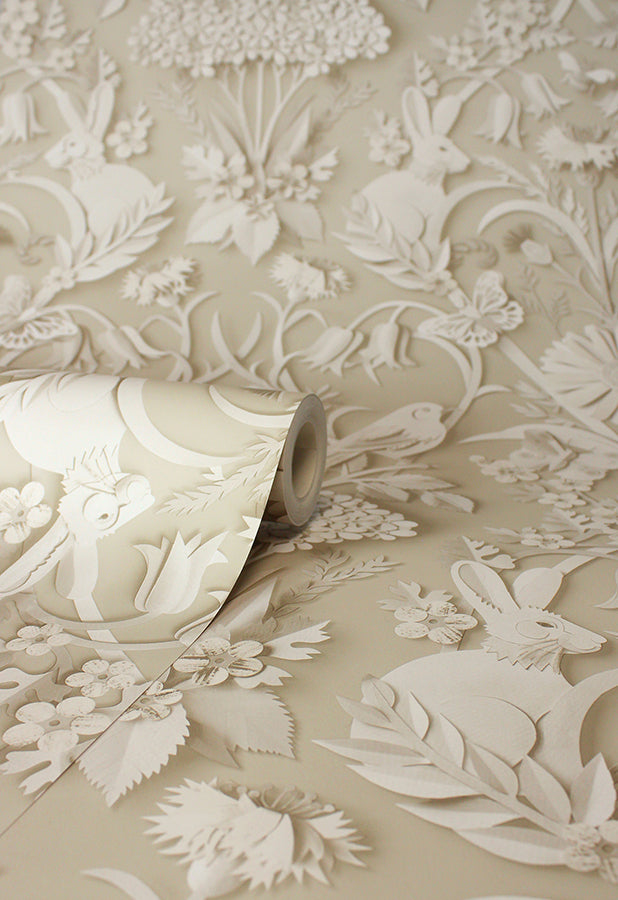 fae-neutral-woodland-wallpaper-york-wallcoverings-fd43606 - York Wallcoverings Wallpaper
