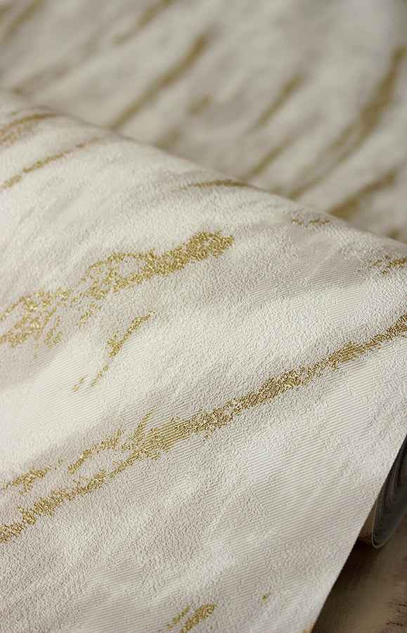 Arran Neutral Swirling Stripe Wallpaper - York Wallcoverings - M1861 - York Wallcoverings Wallpaper