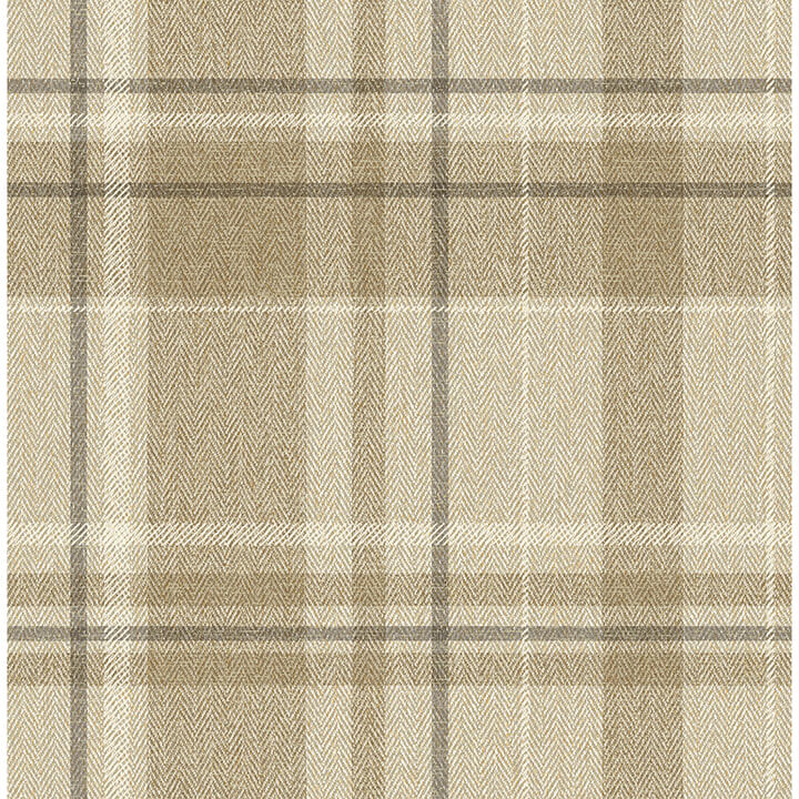 harris-light-brown-plaid-chevron-wallpaper-york-wallcoverings-m1868 - York Wallpaper Wallpaper