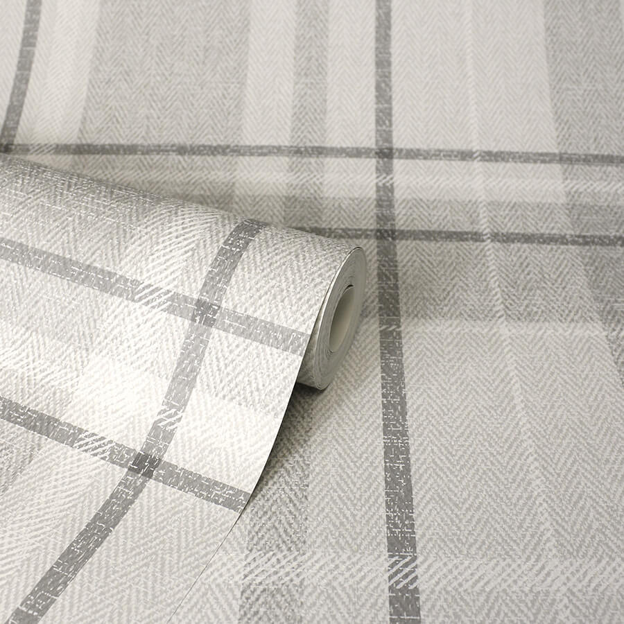 harris-grey-plaid-chevron-wallpaper-york-wallcoverings-m1871 - York Wallpaper Wallpaper