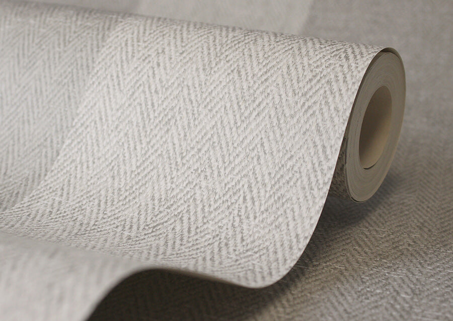 finn-grey-chevron-stripe-wallpaper-york-wallcoverings-m1872 - York Wallpaper Wallpaper