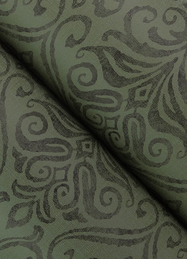 adavu-dark-green-damask-wallpaper-york-wallcoverings-4148-27440 - York Wallcoverings Papel pintado