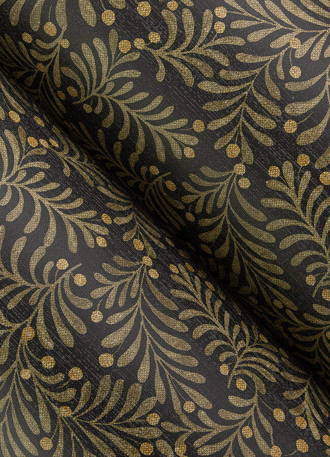 chrysantha-black-berry-branches-wallpaper-york-wallcoverings-4148-27442 - York Wallcoverings Papel pintado