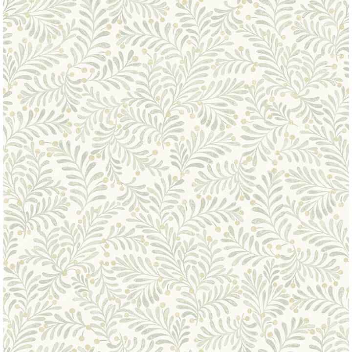 Chrysantha Sage Berry Branches Wallpaper - York Wallcoverings - 4148-27444