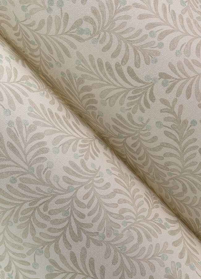 Chrysantha Light Grey Berry Branches Wallpaper - York Wallcoverings - 4148-27445 - York Wallcoverings Wallpaper