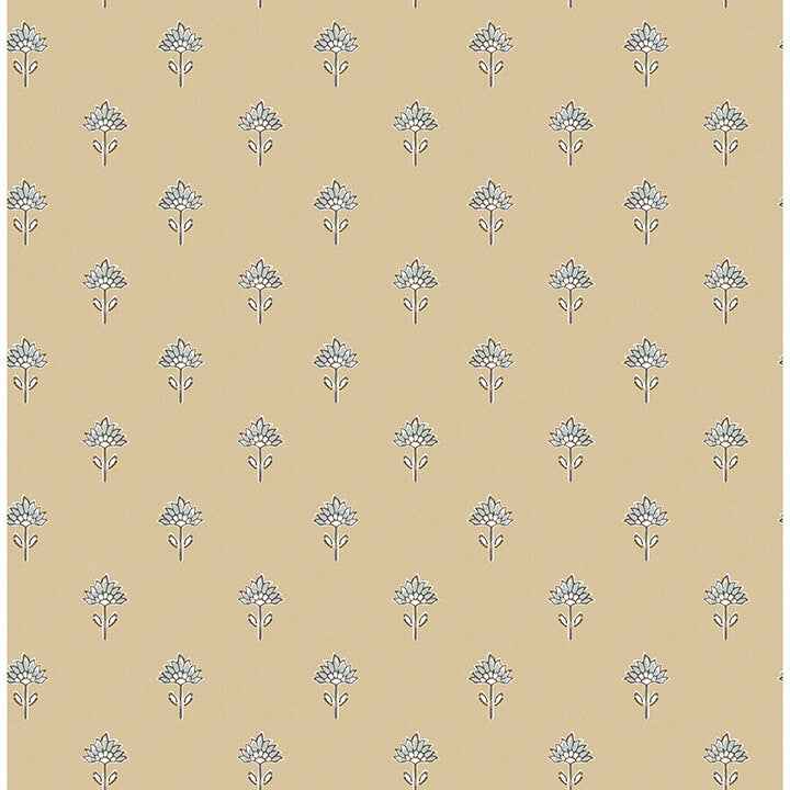 Surdiva Honey Floral Fan Wallpaper - York Wallcoverings - 4148-27458 - York Wallcoverings Wallpaper