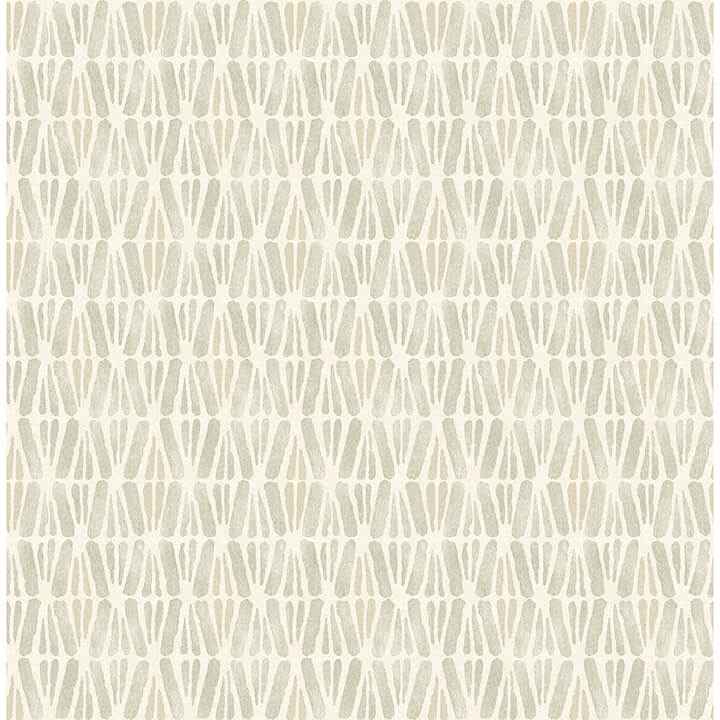Nabi Neutral Geometric Wallpaper - York Wallcoverings - 4148-27465