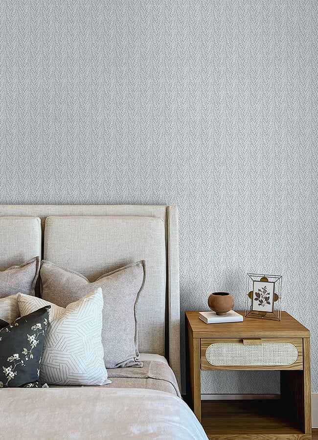 Coleus Blue Leaves Wallpaper - York Wallcoverings - 4148-27469 - York Wallcoverings Wallpaper